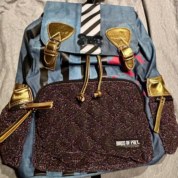 Bioworld Other - New DC comics/Warner brothers Birds of Prey Blue & Gold Backpack